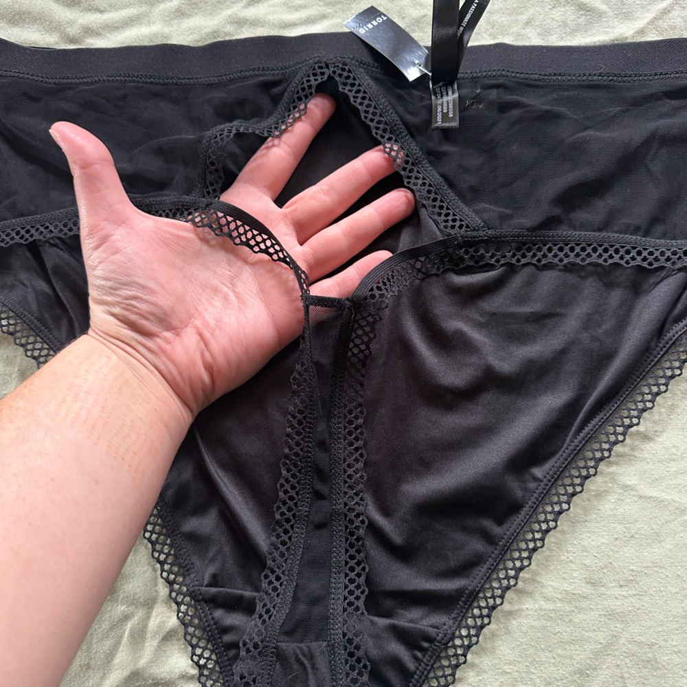 Women’s NWT Torrid Curve High Waist Peekaboo Thong Panty 3x